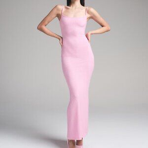 Skims Soft Lounge Long Slip Dress ( Bubble Gum | Xtra-Large ) Womens XL - NWT